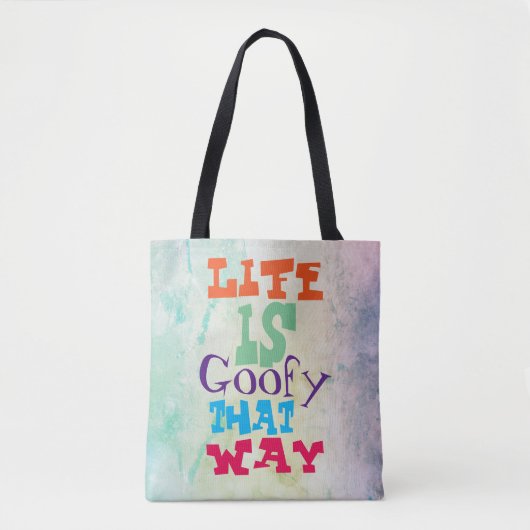 Het leven is zo goed. tote bag (Voorkant)