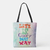 Het leven is zo goed. tote bag (Achterkant)