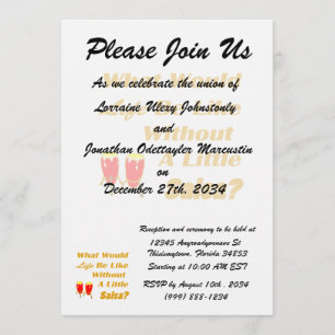 het leven is zoals zonder salsa oranje salsa rode  kaart