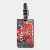 Het leven is zoet bagagelabel (Voorkant verticaal)