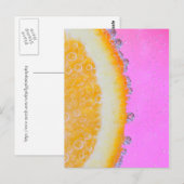 Het leven is zoet en zuur briefkaart (Voorkant / Achterkant)
