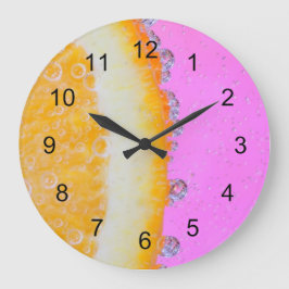 Het leven is zoet en zuur grote klok