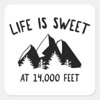 Het leven is zoet op 14.000 voet