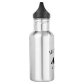 Het leven is zoet op 14.000 voet waterfles  (Links)