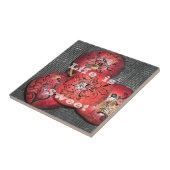 Het leven is zoet tegeltje (Zijkant)