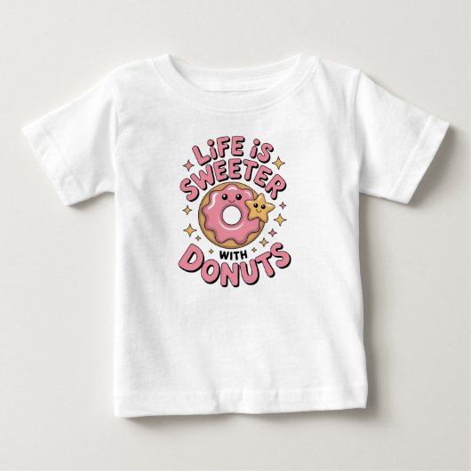 Het leven is zoeter met donuts (Voorkant)