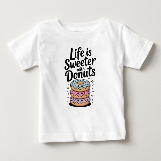 Het leven is zoeter met donuts (Voorkant)