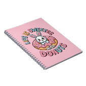 Het leven is zoeter met donuts notitieboek (Rechterzijde)