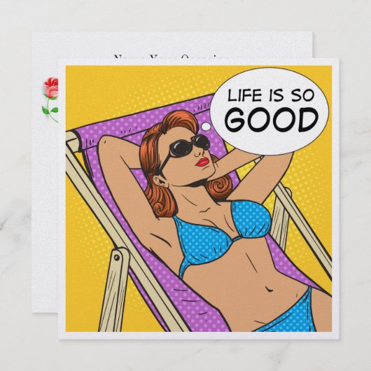 Het leven is zo'n goede uitnodiging (Voorkant / Achterkant)