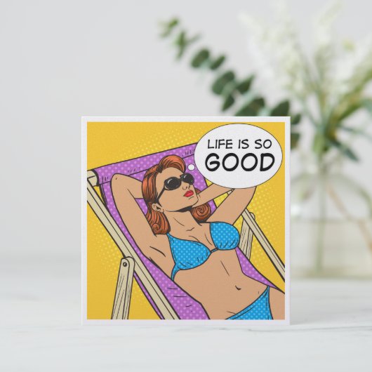 Het leven is zo'n goede uitnodiging (Staand voorkant)