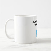 Het leven is zo'n TWEET-mok Koffiemok (Links)