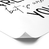 Het leven is zwaar donkerder, maar je bent ook Mot Poster (Hoek)