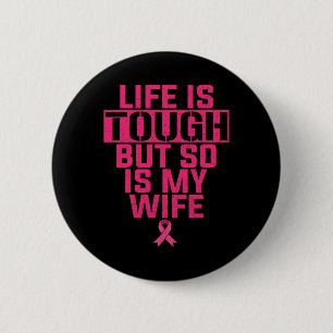 Het leven is zwaar, maar dat geldt ook voor mijn v ronde button 5,7 cm