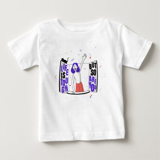 Het leven is zwaar, maar jij bent sterker (Voorkant)