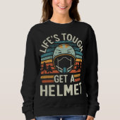 Het leven is zwaar. Pak een helm, man Trui (Voorkant)