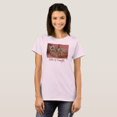 Het leven is zwaar T-Shirt (Voorkant volledig)