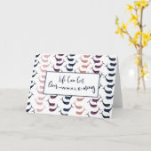 Het leven kan over-Walvis zijn ..... of Kaart (Gele Bloem)