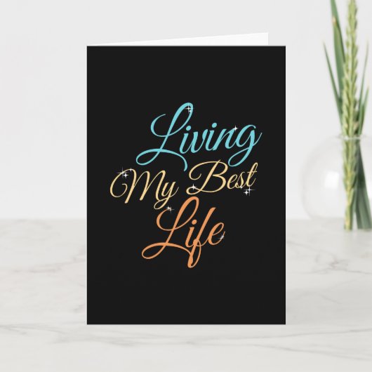 Het leven leiden dat ik het liefst wil - Positivit Kaart (Voorkant)