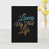 Het leven leiden dat ik het liefst wil - Positivit Kaart (Gele Bloem)