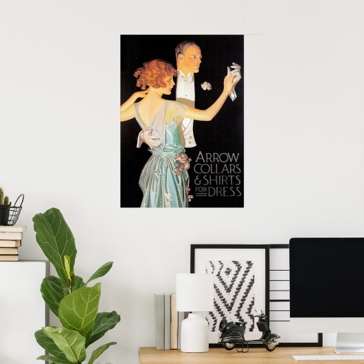 Het leven - Leyendecker Poster (Thuiskantoor)