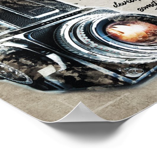 Het leven lijkt op het leven van fotografische cad poster (Hoek)