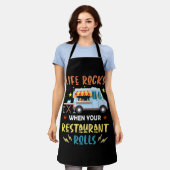 Het leven loopt op het moment dat je restaurant ro schort (Gedragen)