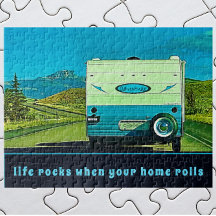 Het leven loopt wanneer uw huis  Camper rolt