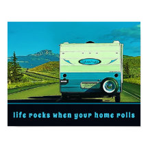 Het leven loopt wanneer uw huis Camper rolt
