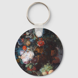Het leven met bloemen en fruit, Jan Van Huysum Sleutelhanger
