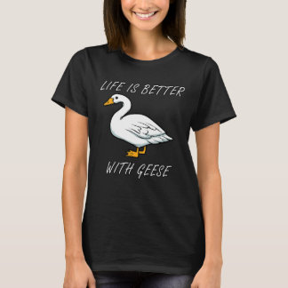 Het leven met gans Wilde Natuur Goose T-shirt