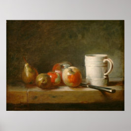 Het leven met Mok - Jean-Siméon Chardin Fine Art Poster