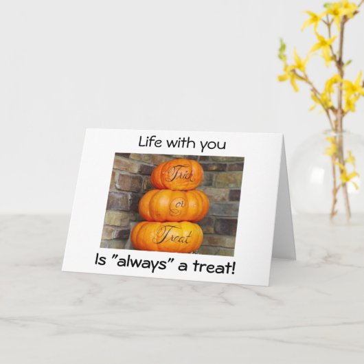 HET LEVEN MET U IS ALTIJD EEN TRAKTATIE-SHOW U OP  KAART (Gele Bloem)