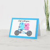 Het leven met u is een joyride feestdagen kaart (Voorkant)