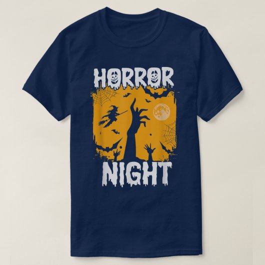 Het leven na het huwelijk is net als Horror Night T-shirt (Design voorkant)