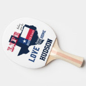 Het leven neemt je mee naar onverwachte plekken in tafeltennisbatje (Zijkant)