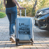 Het leven neemt je mee naar onverwachte plekken wa sticker (Koffer Insitu)