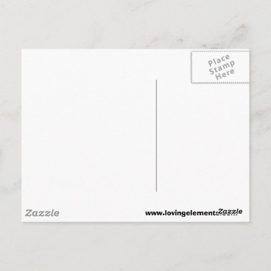 Het leven neemt moed op briefkaart (Achterkant)