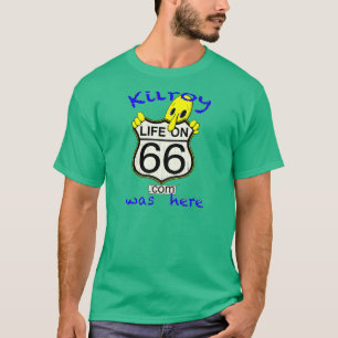 Het leven op 66 Kilroy was hier korte mouw T-shirt