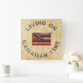 HET LEVEN OP DE HWAÏNE TIJD GROTE KLOT VIERKANTE KLOK (Huis)