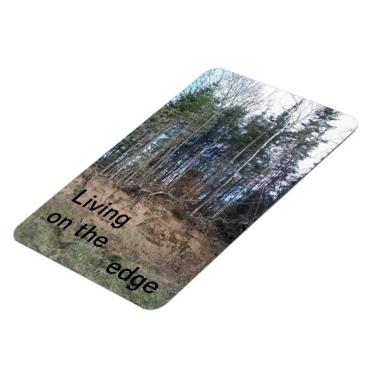 Het leven op de rand Flexibele Foto Magnet Magneet (Linkerzijde)