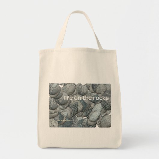 Het leven op de rotsen tote bag (Voorkant)