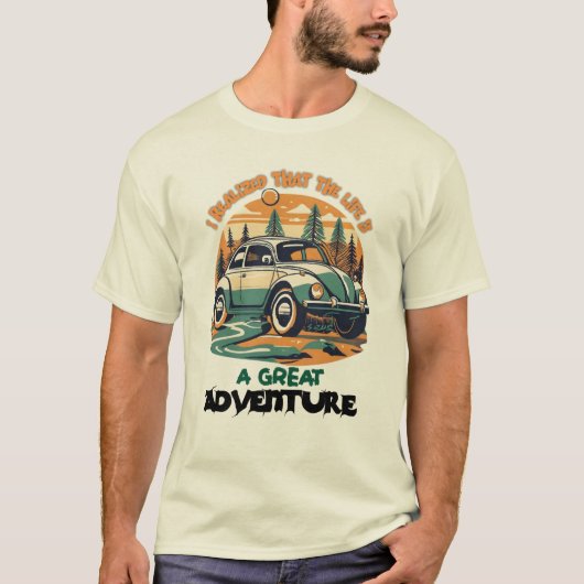 Het leven op de weg, Openluchtavonturen, T-shirt (Voorkant)