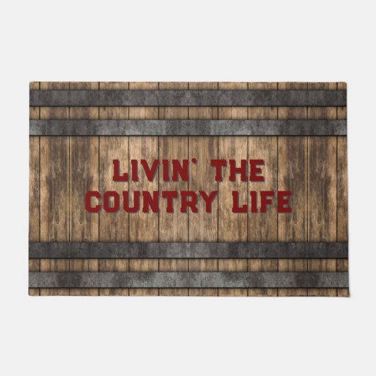 Het leven op het platteland deurmat (Voorkant)