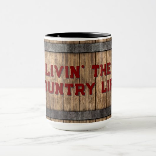 Het leven op het platteland mok (Midden)