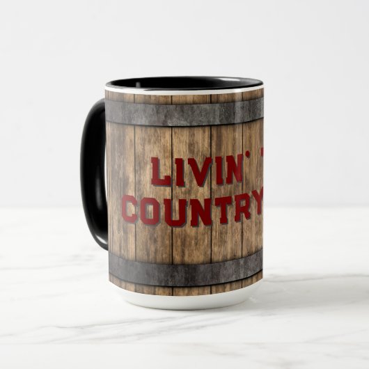 Het leven op het platteland mok (Voorkant links)