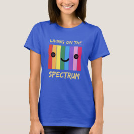 Het leven op het Spectrum Colorful Design Autism T-shirt