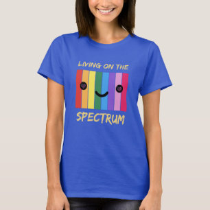 Het leven op het Spectrum Colorful Design Autism T-shirt