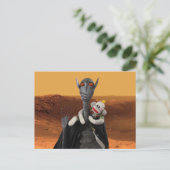 Het leven op Mars Briefkaart (Staand voorkant)