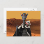 Het leven op Mars Briefkaart (Voorkant / Achterkant)