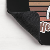 Het leven overkomt je, koffie helpt|Het beste koff Muismat (Hoek)